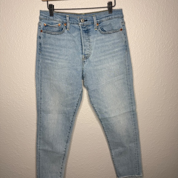 Women's Levi Strauss & Co Wedgie Size 29 Denim Jeans -cp - Picture 2 of 10